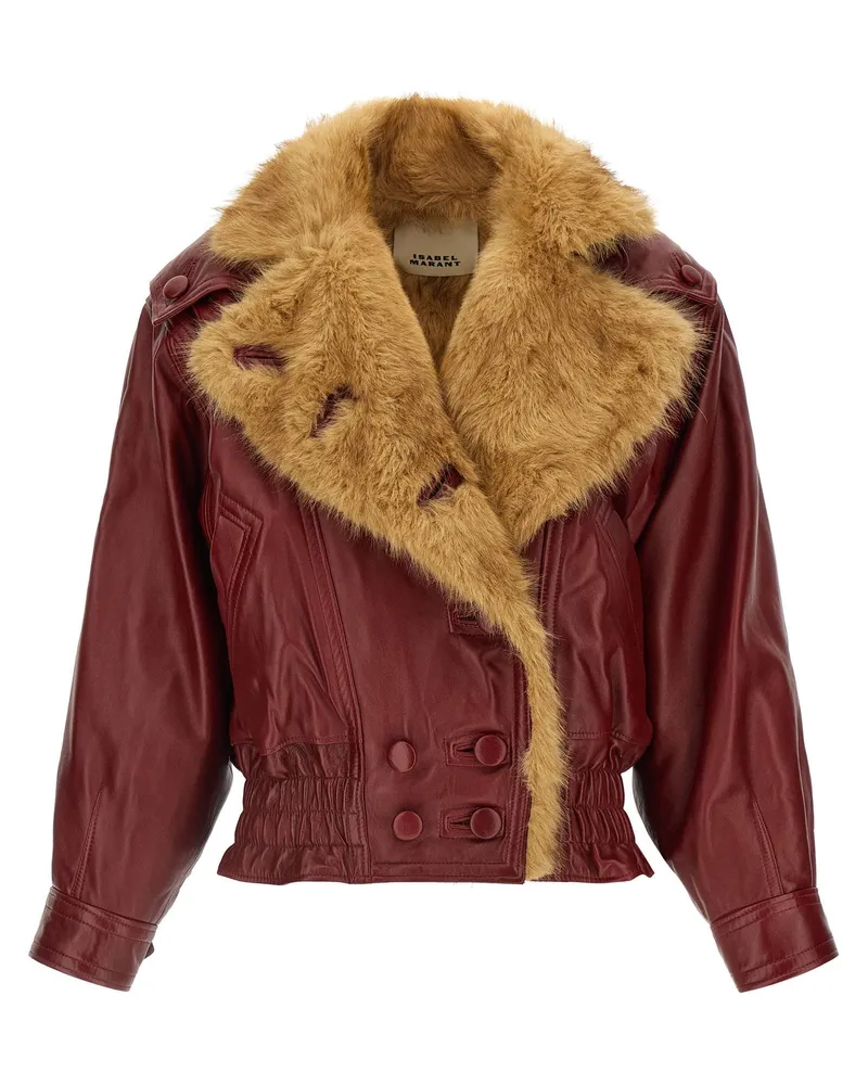 Isabel Marant Valina Jacket — Burgundy Burgundy