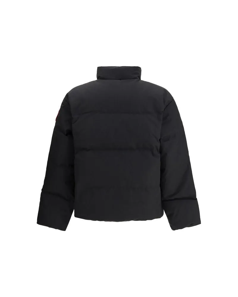 Canada Goose Men's Black Polyester Parka Clothing Black