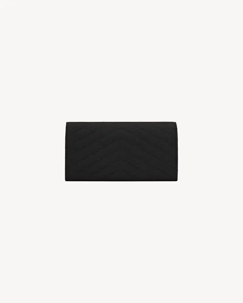 Saint Laurent Pocket SL Wallet — Black Black