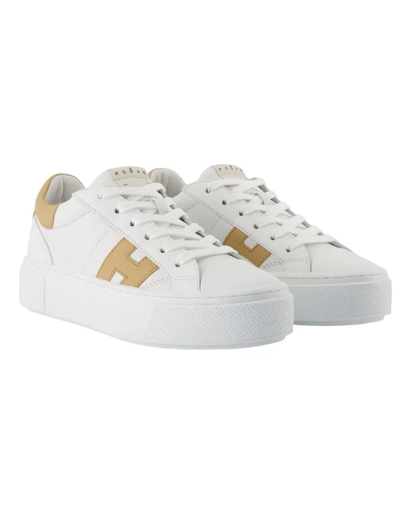 Hogan Women's H705 Sneaker White Calfskin White