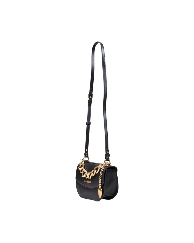 Moschino Women's Black Polyester Handbag Bag Black