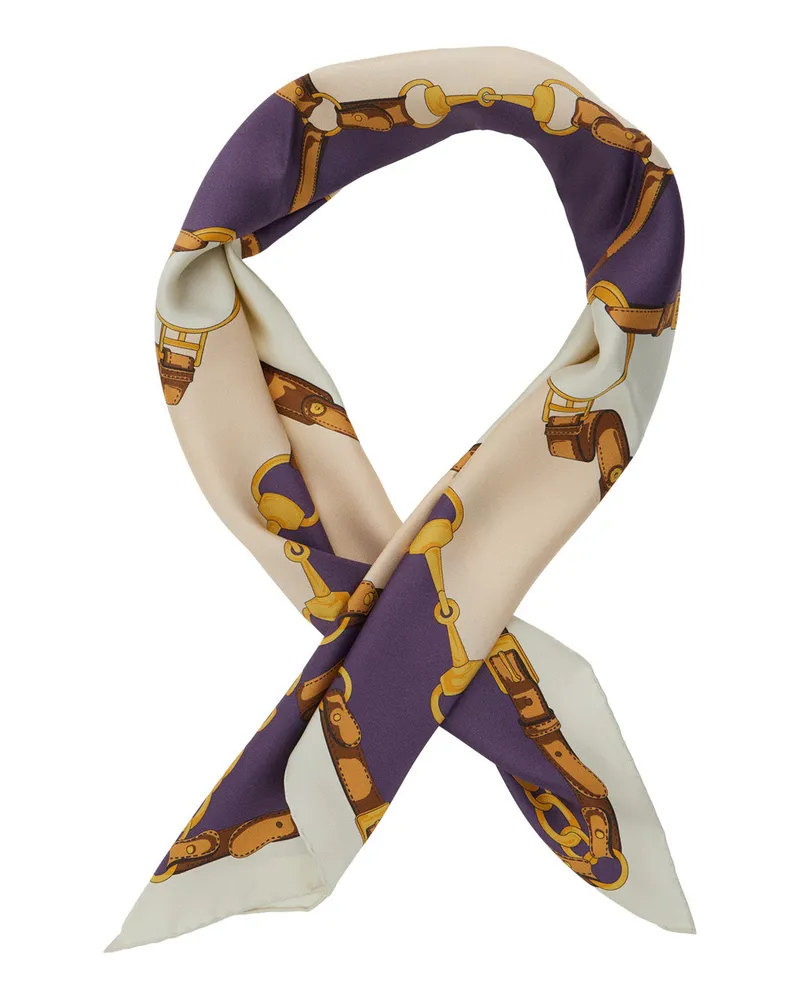Gucci Women's Square Scarf Multicolour Silk Scarfs Multicolor