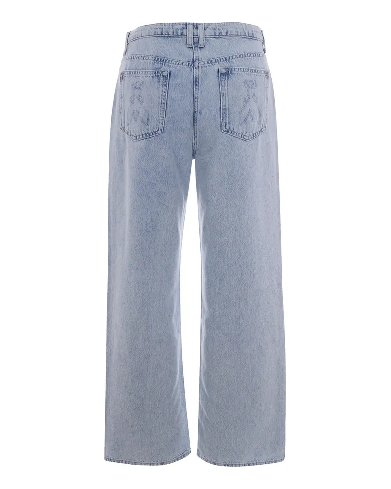 Patrizia Pepe Women's Jeans Light Blue Wash New Cotton Blue