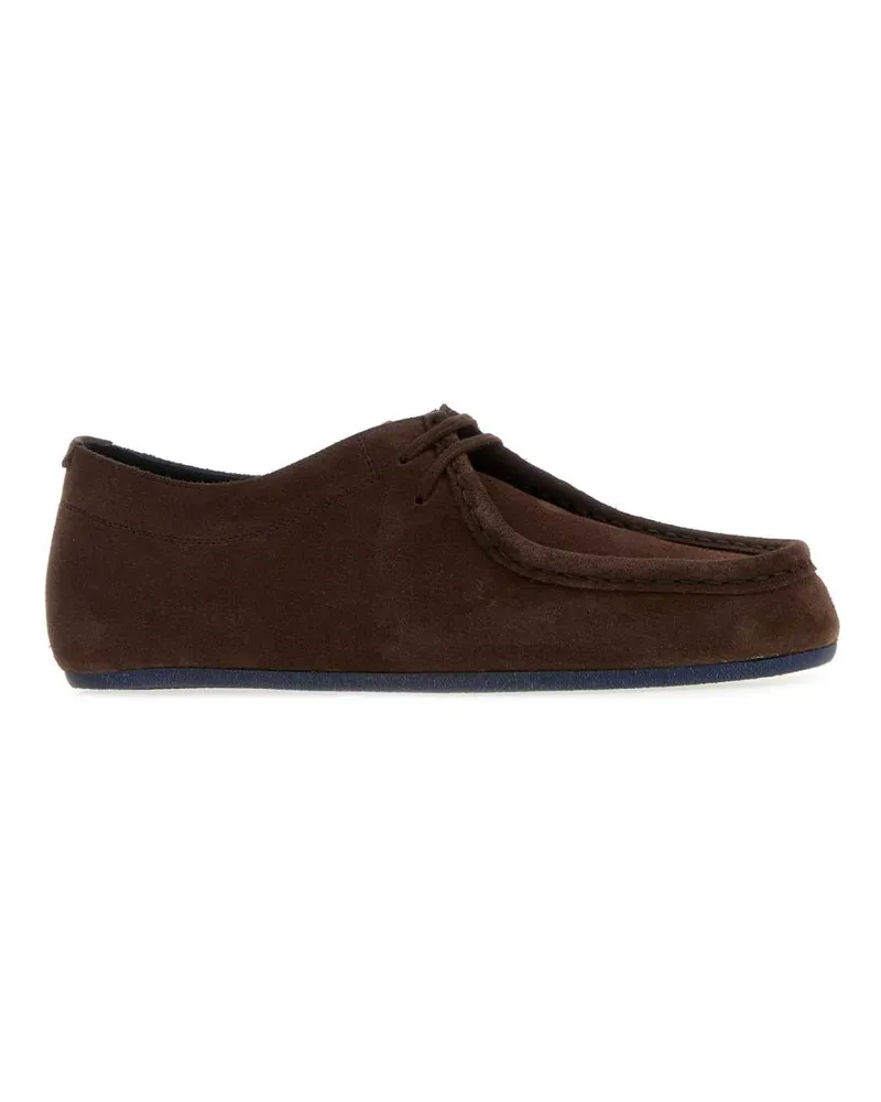 Jil Sander 601 Scarpe Stringate Lace-up Shoes Brown