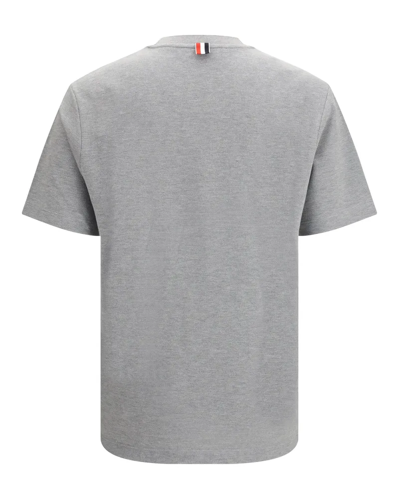 Thom Browne Men's Cotton T-Shirt Lt Grey T-Shirts And Polos Gray