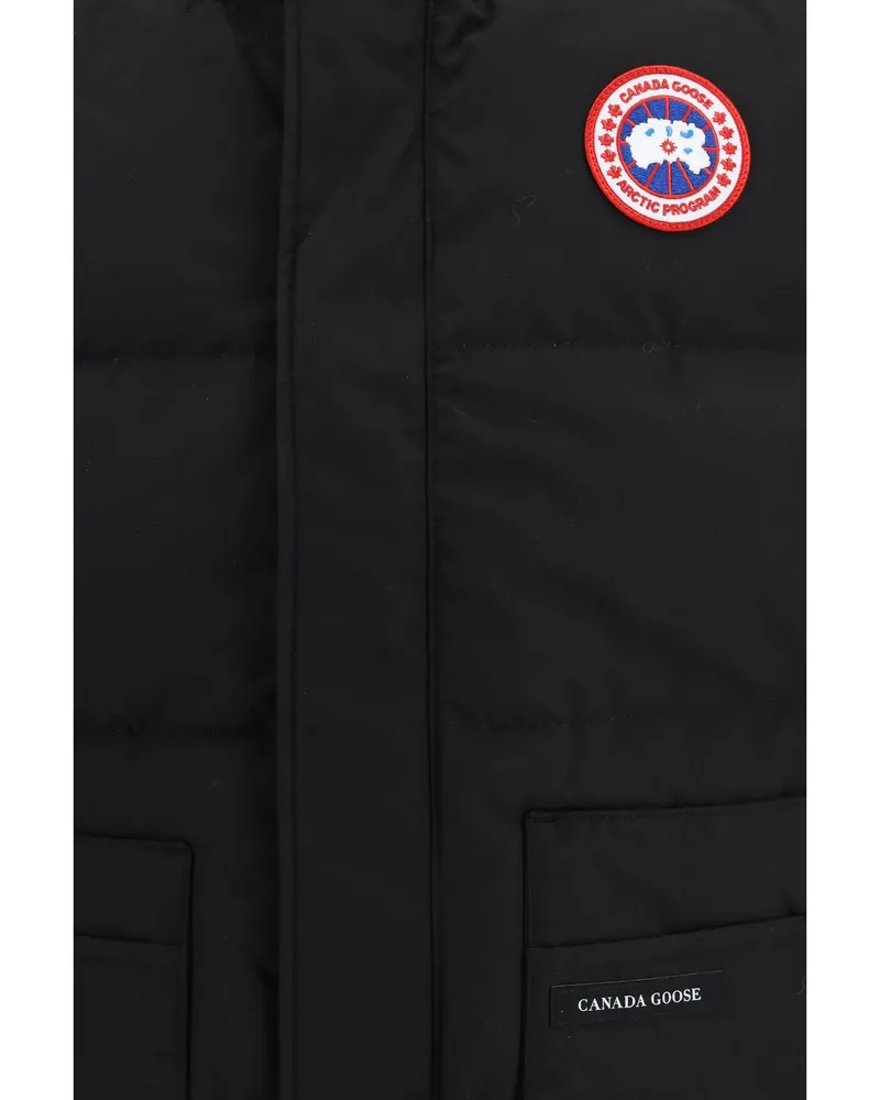 Canada Goose Men's Puffer Vest Freestyle Legacy Black Outer: Recycled Polyester Padded & Down Jackets Black