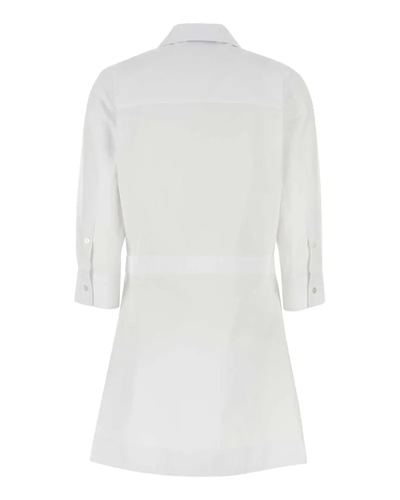 Gucci Women's White Poplin Shirt Dress Exterior: Cotton Abiti White