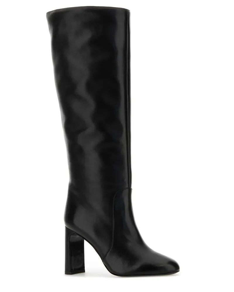 Stuart Weitzman Women's Black Nappa Leather Babette Boots Stivali Black
