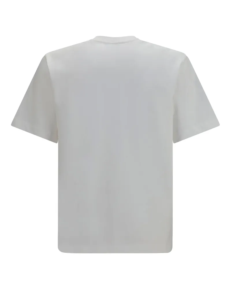 Ferragamo Men Cotton T-Shirt Bright White T-Shirts And Polos White