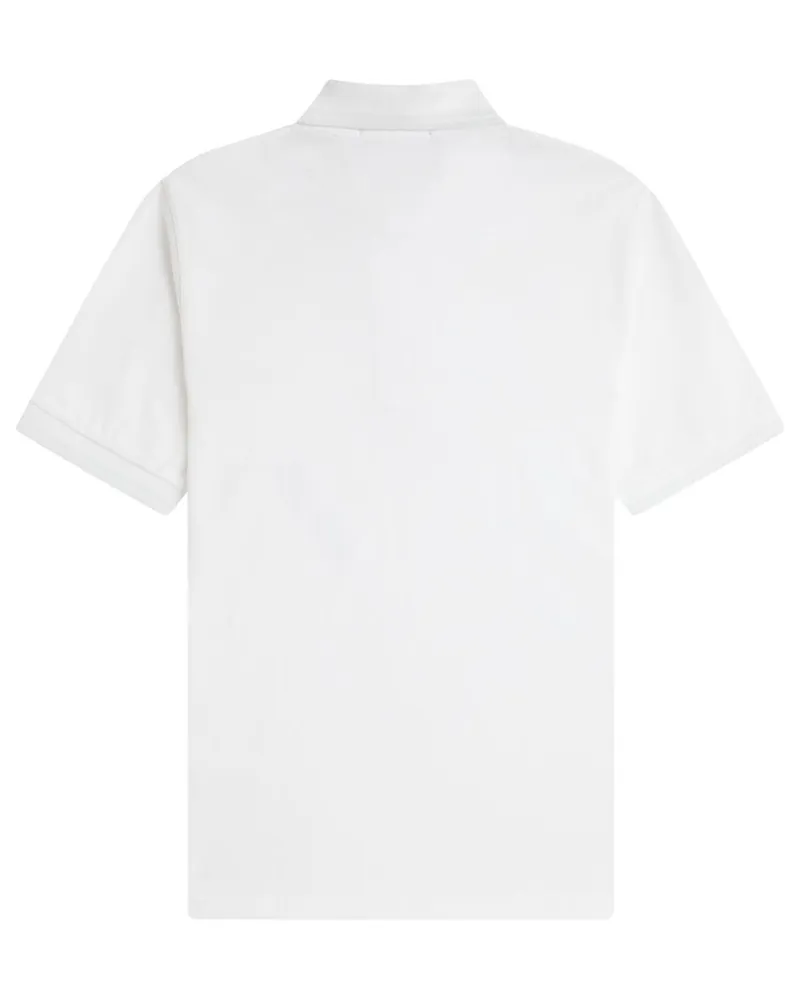 Fred Perry Logo-Embroidered Cotton Polo Shirt — White White