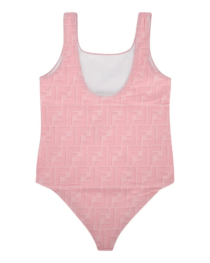 Fendi Boys' Costume Lycra Ff Shado Rosa Peony Rosapeony 82pa18ea F:78pa22ea Ricamo:pl Costumi Da Bagno Swimwear Pink