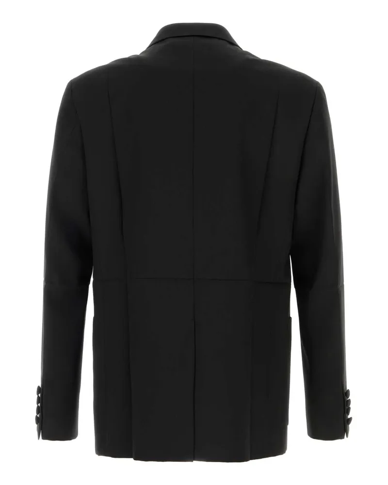 Valentino Garavani Men's Black Wool Blazer Nero Giacche E Gilet Jacket Black