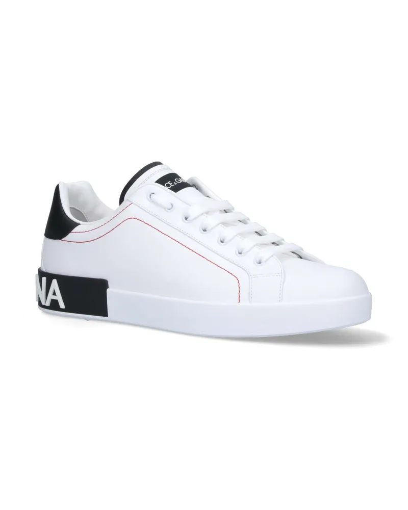 Dolce & Gabbana Men's Sneakers White Calf Leather White