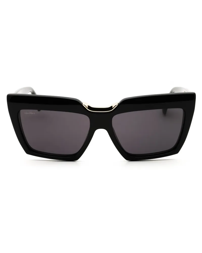 Max Mara Women's Mm0137 Sunglasses Black Black