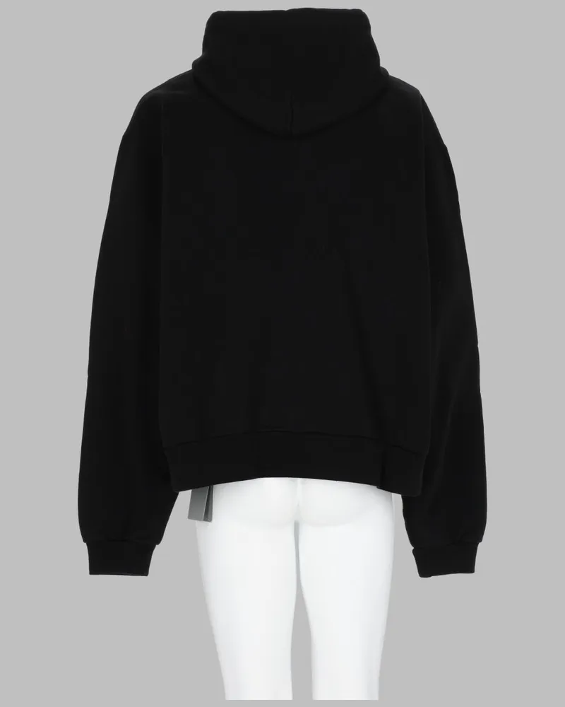 Balenciaga Printed Logo Sweatshirt — Black Black