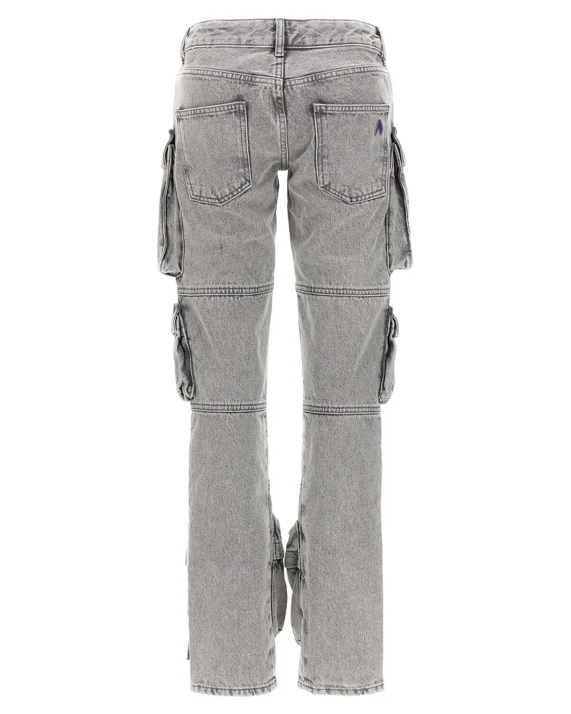 ATTICO Essie Cargo Pants — Gray Gray