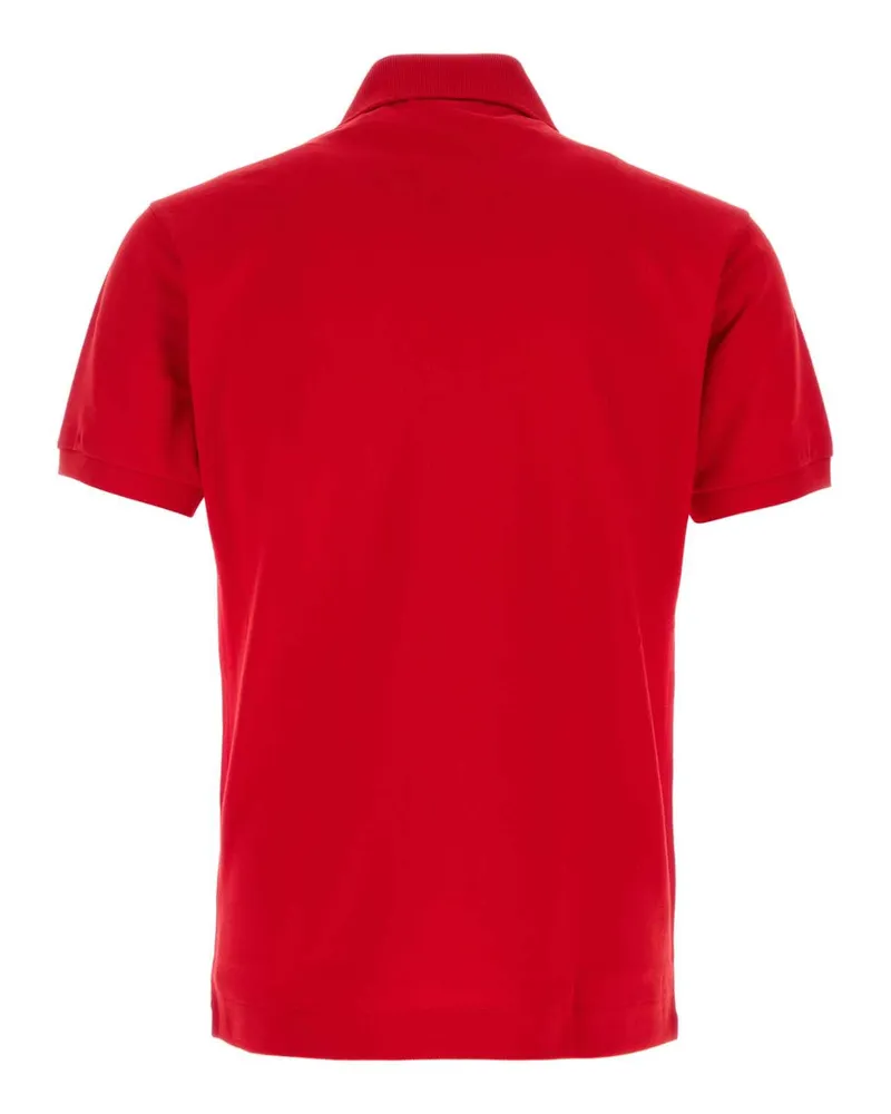 Lacoste Piquet Cotton Polo — Red Red