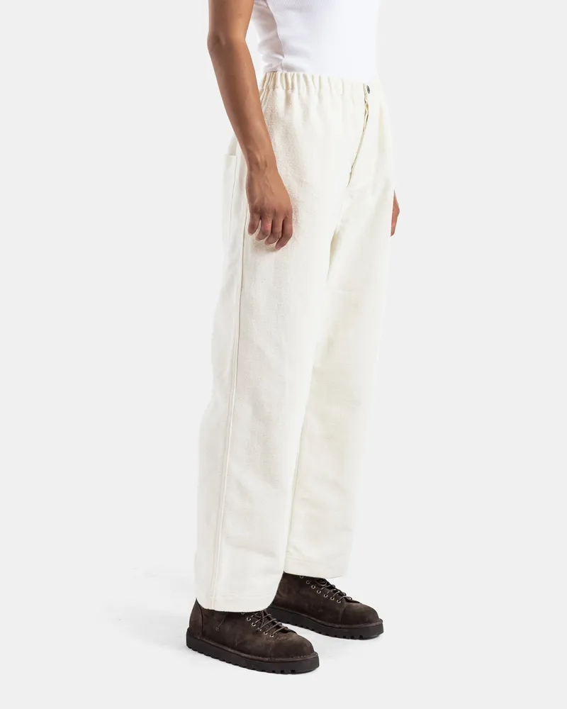 Sofie D'Hoore Women's Relaxed Low Crotch Pant White Trousers White