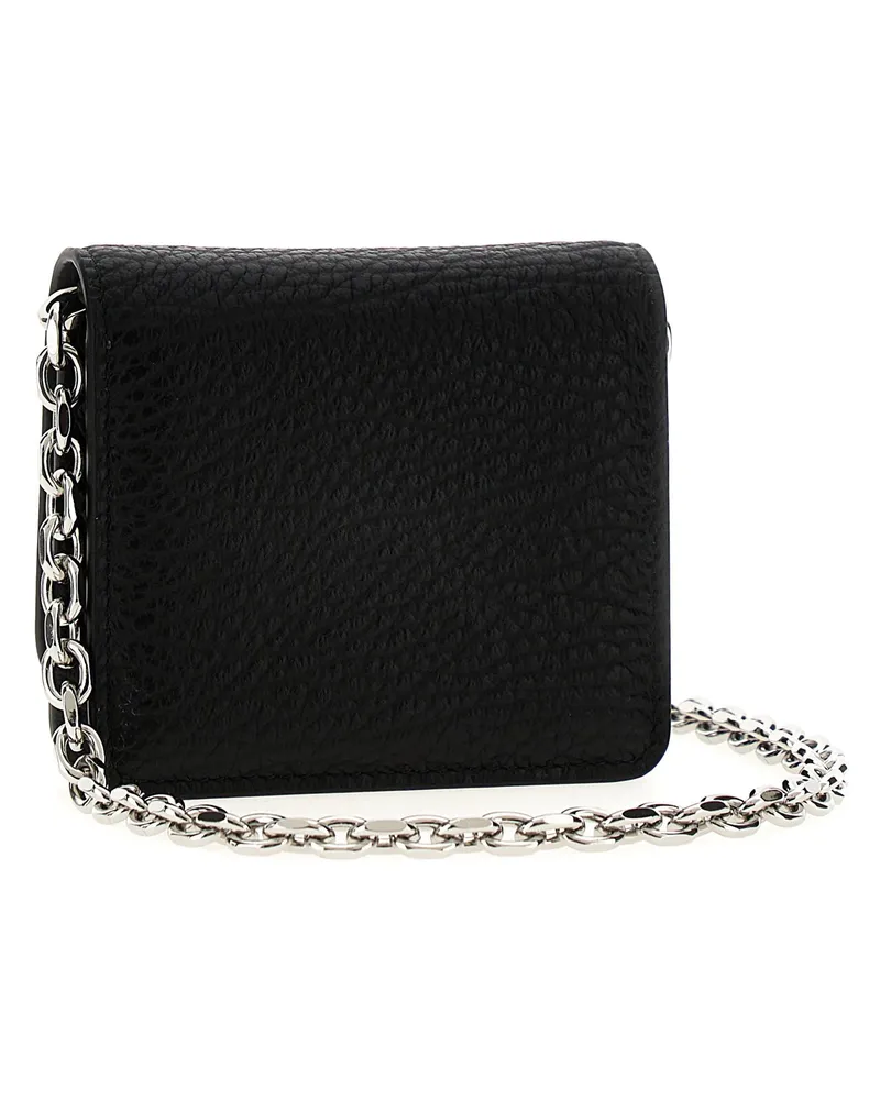 Maison Margiela Four Stitches Wallet — Black Black