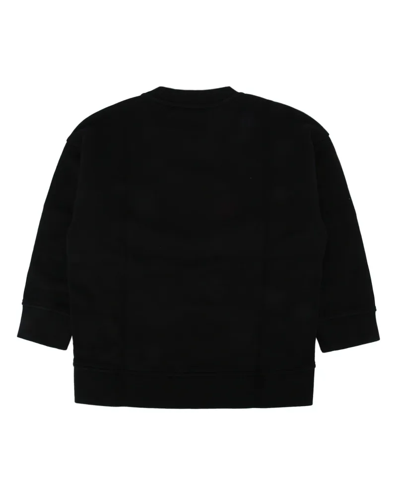Stella McCartney Kids Boys' Sweatshirt Nerolavato Cotton Felpe Sweater Black