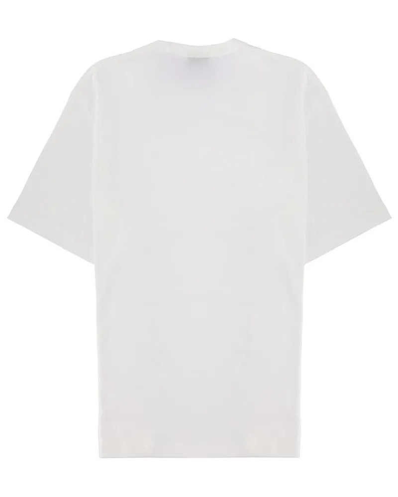 Paul Smith Logo Organic Cotton T-Shirt — White White