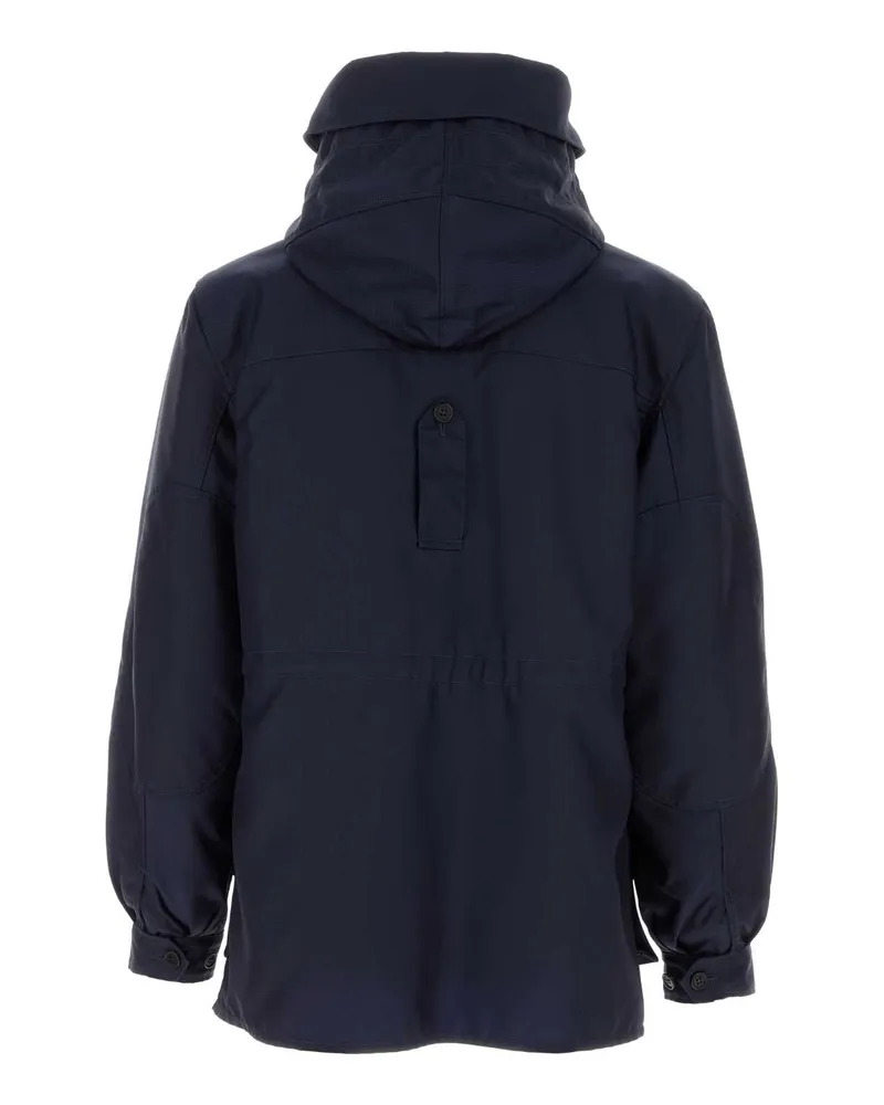 Prada Men's Navy Blue Wool Blend Jacket Bleu Giubbini Navy