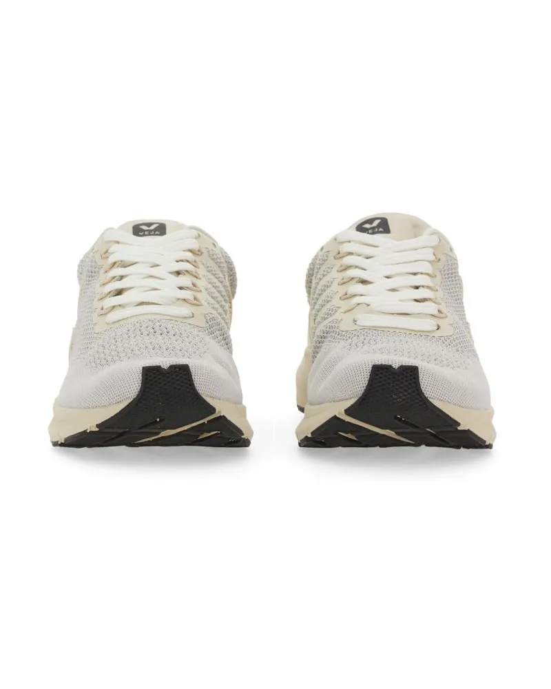 VEJA Leather Logo Sneaker — White White