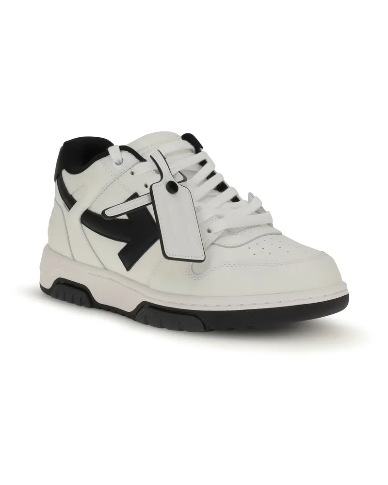 OFF-WHITE Men's Out Of Office Sneakers White-Black White/black White