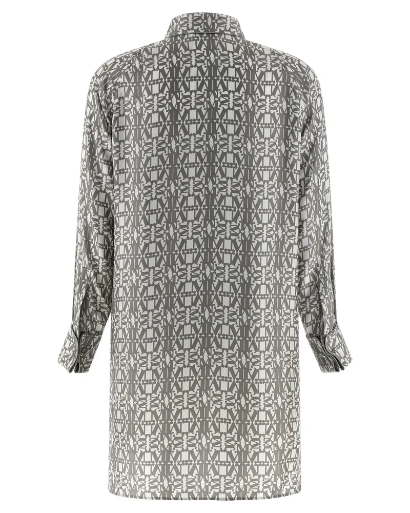 Max Mara Grembo Shirt Dress — Grey Grey