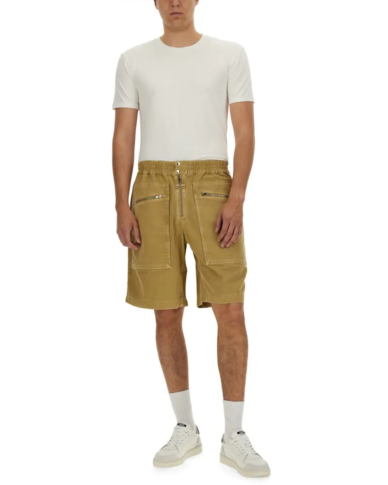 Isabel Marant Jayah Bermuda Shorts — Beige Beige