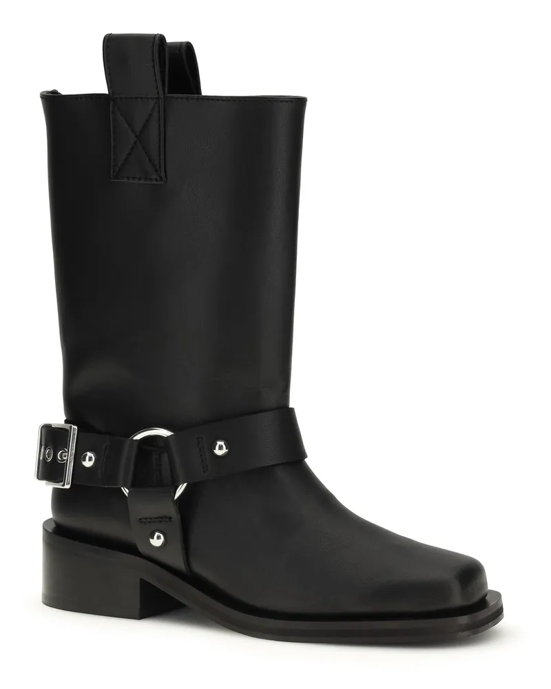 Ganni Women's Biker Boots Black Black