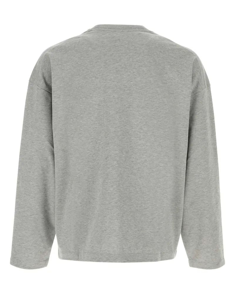 Jil Sander Men's Cotton Long-Sleeve T-Shirt Gray Gray