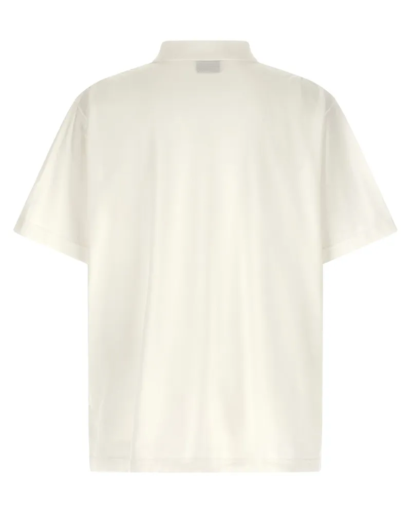 Balenciaga Men's White Cotton Polo Shirt White