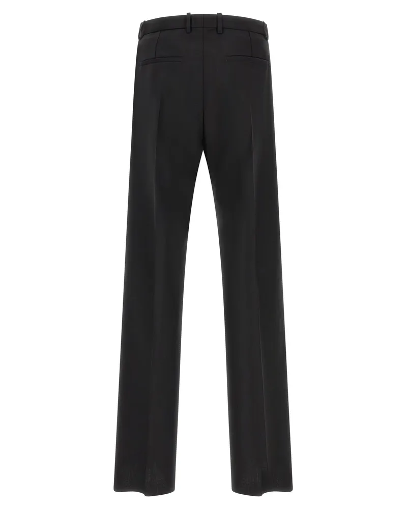 Jil Sander Virgin Wool Trousers — Black Black