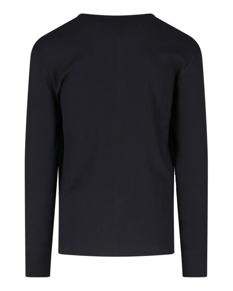 Burberry Men's T-Shirts And Polos Black Cotton Black
