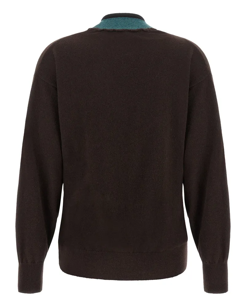 Dries van Noten Toma Cardigan — Brown Brown