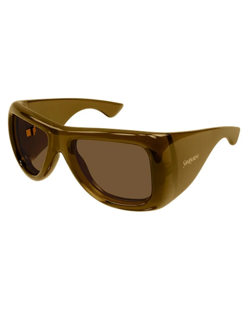 Saint Laurent SL902HOWL Sunglasses — Brown Brown