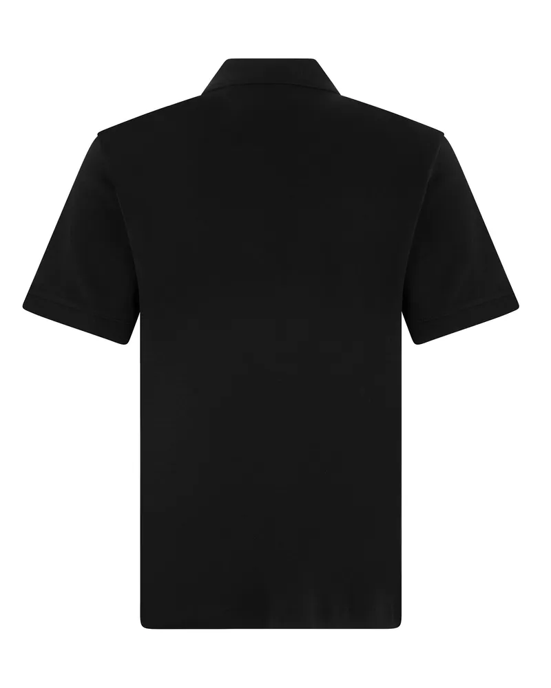 HUGO BOSS Cotton Polo Shirt — Black Black