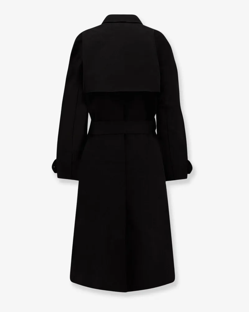 Entire Studios Women Classic Cotton Trench Black & Raincoats Black