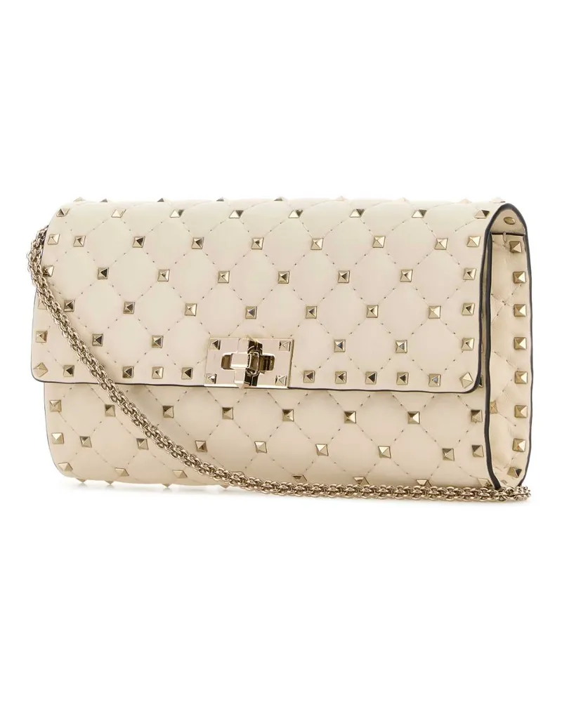 Valentino Garavani Rockstud Shoulder Bag — Beige Beige