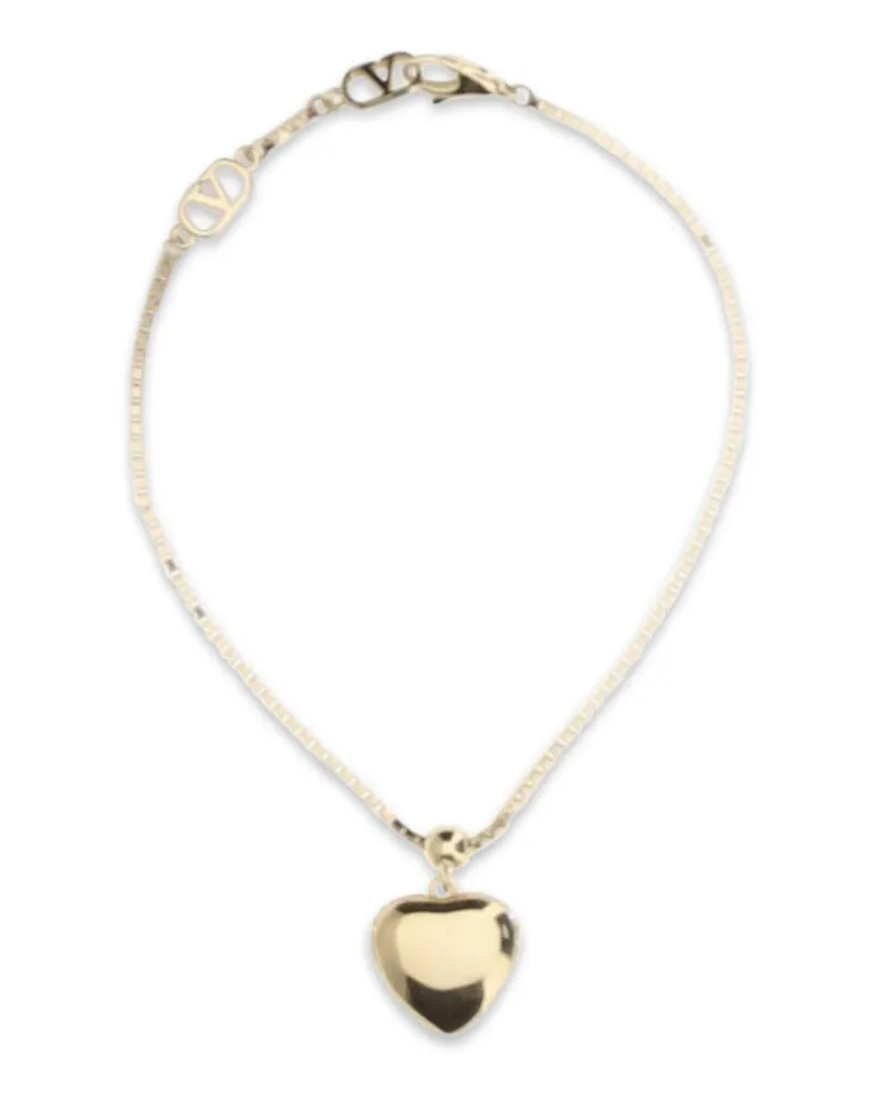 Valentino Garavani Women's Coeur Royal Bracelet Oro-Nero-Crystal Brass Bracelets Oro/nero/crystal Gold
