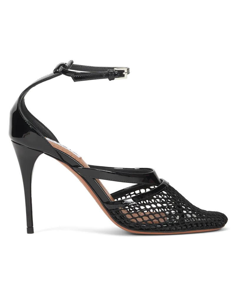 Alaïa Women's High-Heeled Leather Pumps Black Calfskin Black