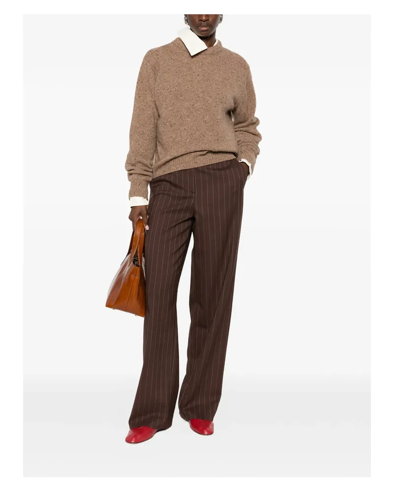 LARDINI A7Lucile Trousers — Brown Brown