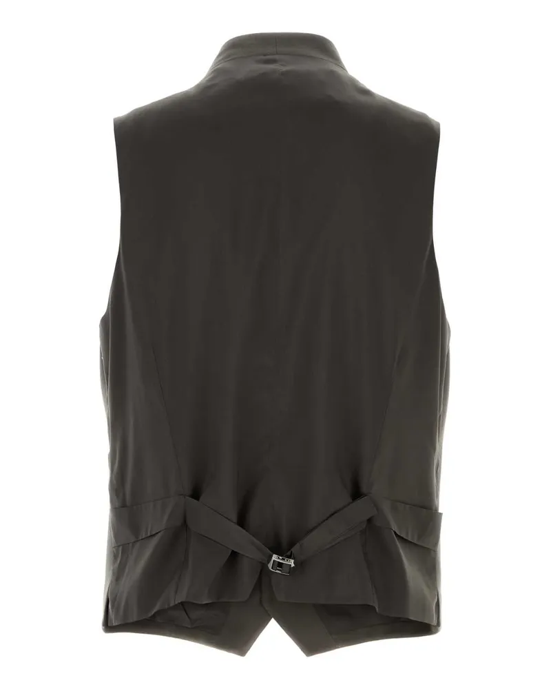 Giorgio Armani Virgin Wool Vest — Gray Gray