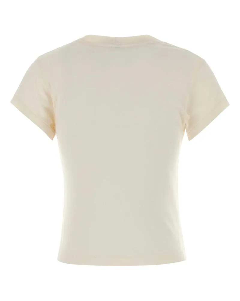 SPORTY & RICH Women's Country Club T-Shirt White Cotton White