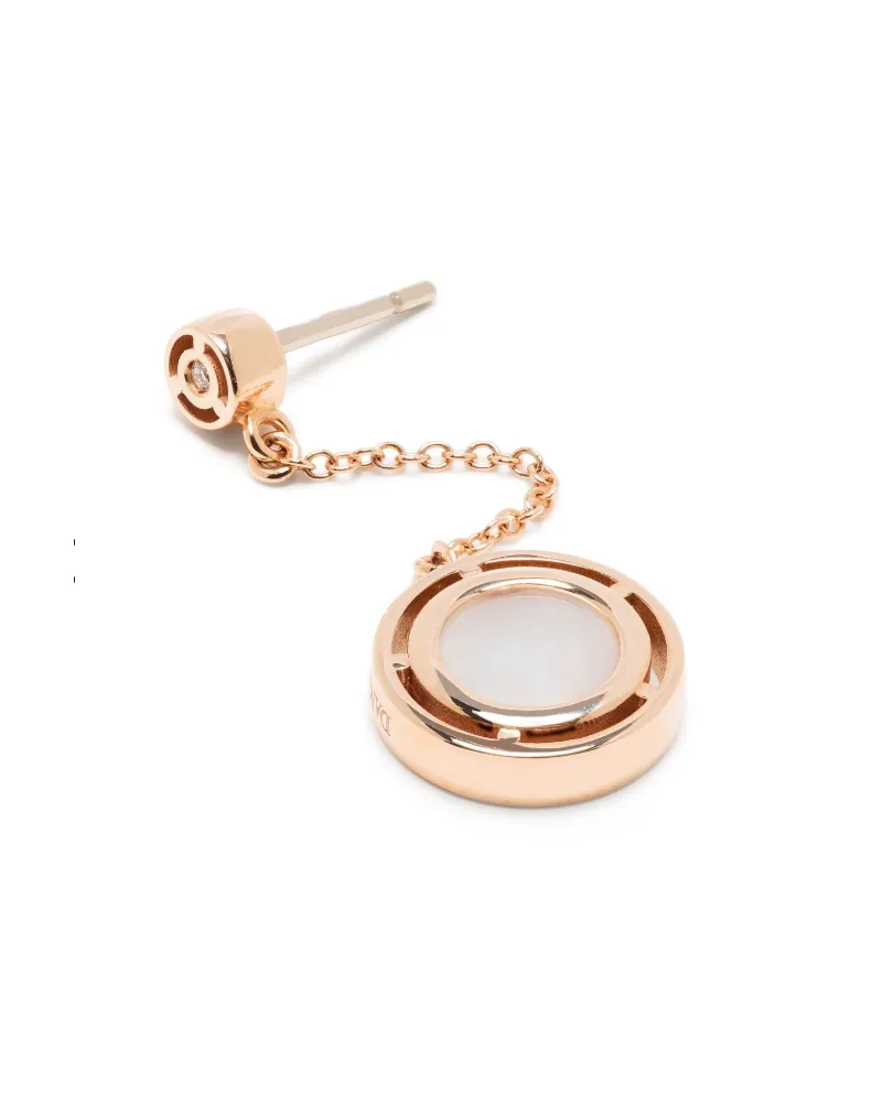 DAMIANI Women's 18kt Rose Gold D.side Diamond Drop Earrings Continuty Rose