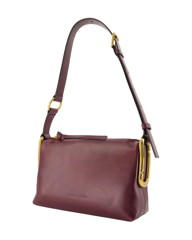 Marc Jacobs Women's The Juliette Messenger Shoulder Bag -  Leather Bordeaux Burgundy Cowhide Crossbodies Burgundy