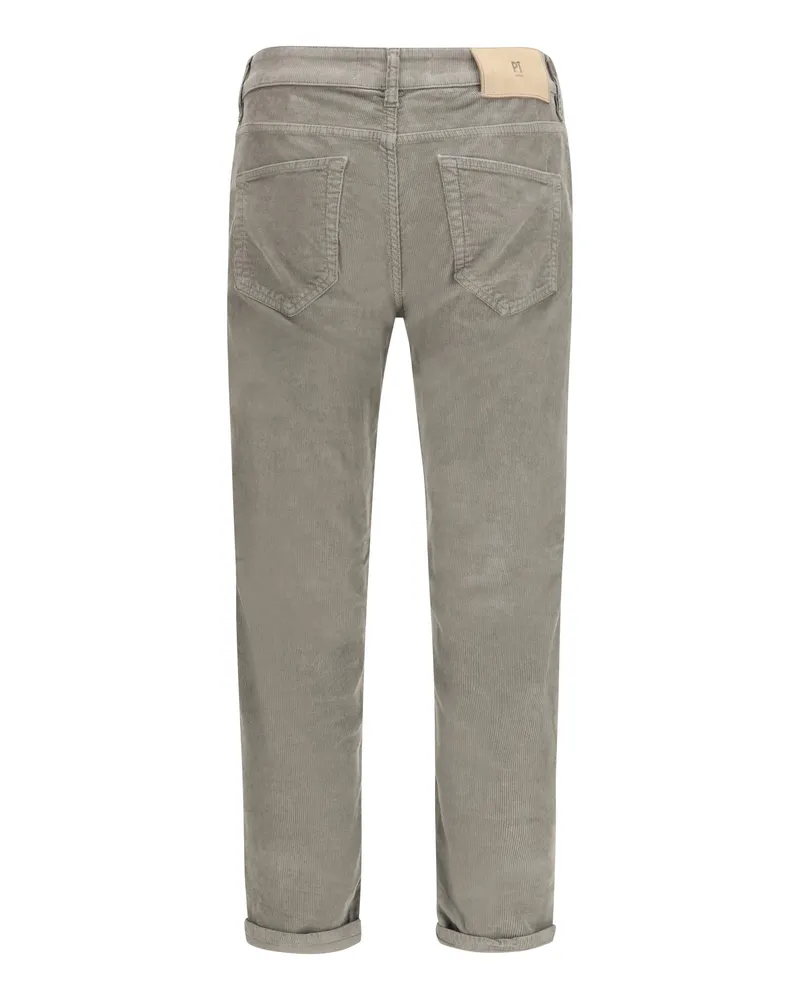 PT TORINO Men's Corduroy Design Pants Tortora Pigmento Cotton Trousers Gray