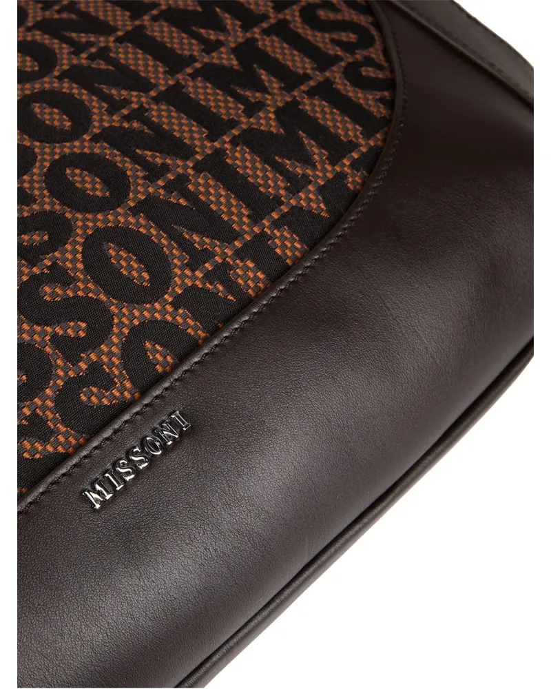 Missoni Women's Logo Tote Shopping Bag Brown Brown