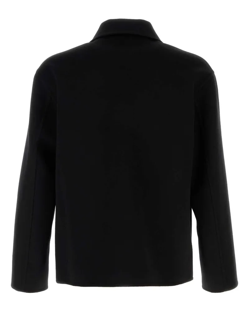 Loewe Men's Black Wool Blend Jacket Exterior: Cashmere Giubbini Black